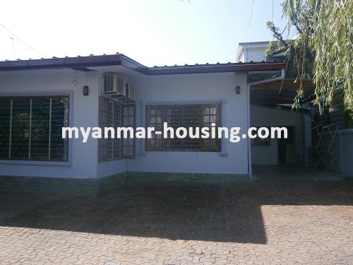 Myanmar real estate - for rent property - No.2852 - Lovely Landed house for rent in very good area! - View of the house
