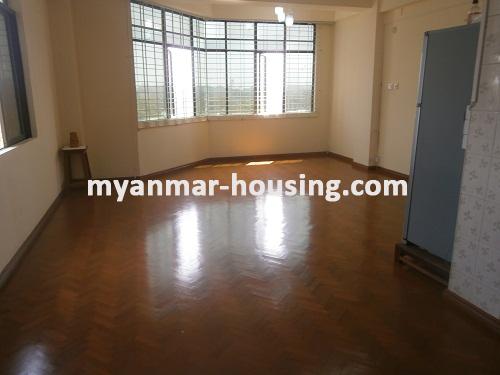 Myanmar real estate - for rent property - No.2859 - Amazing View from Your Room will attract you ! - View of the living room