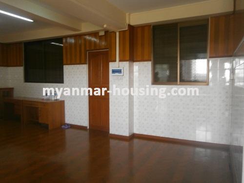 Myanmar real estate - for rent property - No.2859 - Amazing View from Your Room will attract you ! - Spacious Living Room