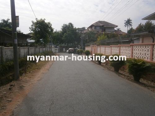 Myanmar real estate - for rent property - No.2874 - Grand landed house located in VIP Area! - View of the street