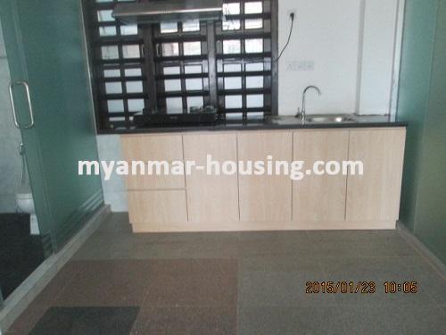 Myanmar real estate - for rent property - No.2891 - Great and Grand Room located Very Closed to Novotel Hotel! - View of the kitchen room.