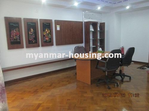 Myanmar real estate - for rent property - No.2892 - Nice view room for rent in Diamond Condo near Junction Square Shopping Center! - View of the living room.