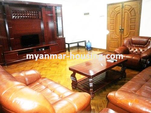 Myanmar real estate - for rent property - No.2898 -  Newly Refurbished and Furnished Stylish Room in Pearl Condo! - Living Room Space