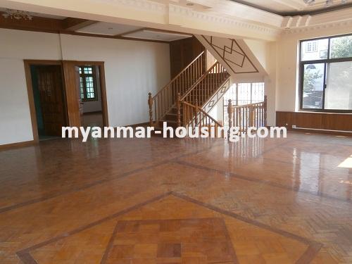 Myanmar real estate - for rent property - No.2903 - Spacious and Grand Landed House located near Junction Square! - View of second floor