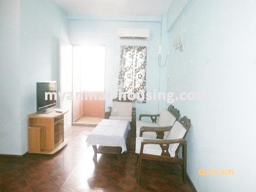 Myanmar real estate - for rent property - No.2906 - The Most Clean and Bright Room located near Kandawgyie Lake! - View of the living room