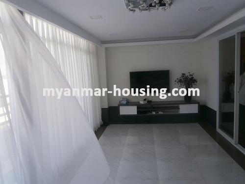 Myanmar real estate - for rent property - No.2907 - Heart-touching  Room located in the best area with the most reasonable price! - View of the living room