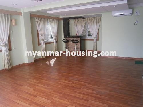 Myanmar real estate - for rent property - No.2908 - Looking for a new house for residential near Junction 8 , Mayangone Township? - Spacious Living Room