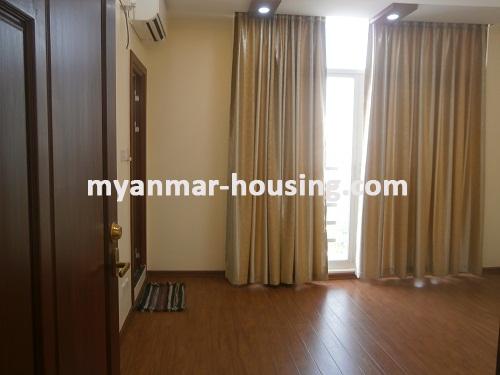 Myanmar real estate - for rent property - No.2910 - Surrounded by Beautiful Scene and Newly Decorated Room-China Town! - Master Bed Room