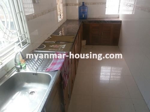 Myanmar real estate - for rent property - No.2915 - Clean and Modern Room located near Kandawgyie Lake! - View of the kitchen