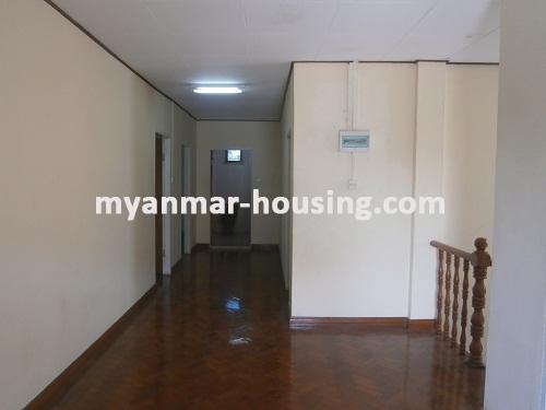 Myanmar real estate - for rent property - No.2916 - Landed House in Kamaryut Suitable for Office! - Upstairs