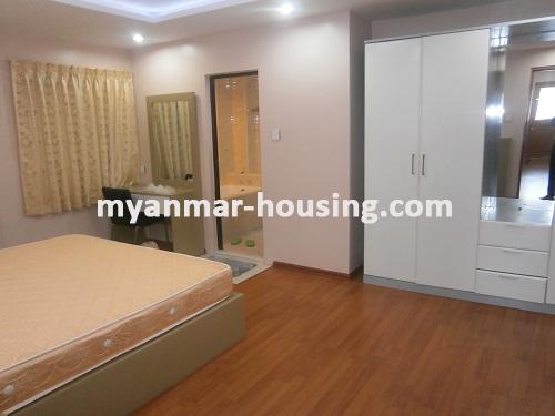 Myanmar real estate - for rent property - No.2920 - Clean and Beautiful Room located near Junction Mawtin Shopping Center! - View of the Bed Room