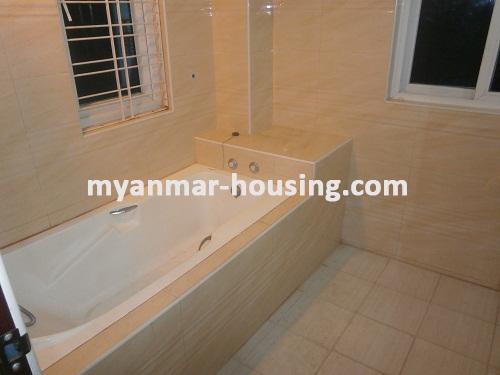 Myanmar real estate - for rent property - No.2920 - Clean and Beautiful Room located near Junction Mawtin Shopping Center! - View of the bath Room