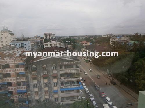 Myanmar real estate - for rent property - No.2928 - Office Space with Full Facelities for Rent- Downtown Area! - View from the office