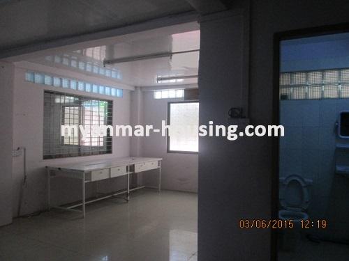 Myanmar real estate - for rent property - No.2931 - Five-Storey Building For Rent Located in Bahan Township! - View of the downstairs master bed room.