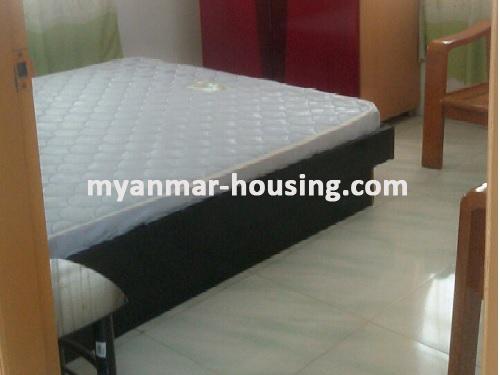 Myanmar real estate - for rent property - No.2985 - Nice and residential apartment near the Japanese Embassy - View of the master bed room.