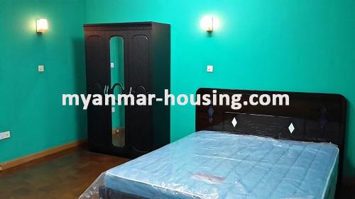 Myanmar real estate - for rent property - No.3024 - One of Good Landed Houses located near Shwe Gone Tine Junction- Bahan Township! - Bed room