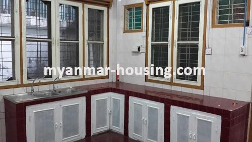 Myanmar real estate - for rent property - No.3024 - One of Good Landed Houses located near Shwe Gone Tine Junction- Bahan Township! - Kitchen