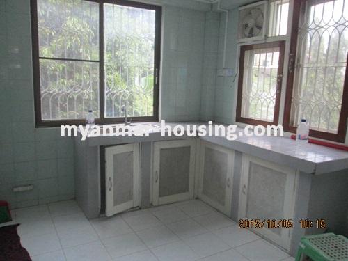 Myanmar real estate - for rent property - No.3029 - Clean and Spacious Room Located in Ahlone Township! - View of the kitchen room.