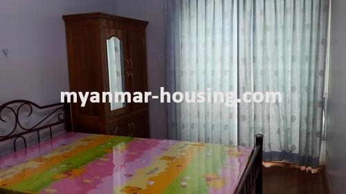 Myanmar real estate - for rent property - No.3046 - Good view condominium at Junction Mawtin. - view of the master bed room