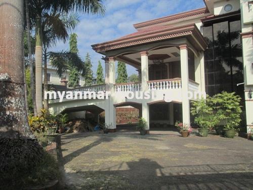 Myanmar real estate - for rent property - No.3099 - A landed house for rent in Bahan Township. - 