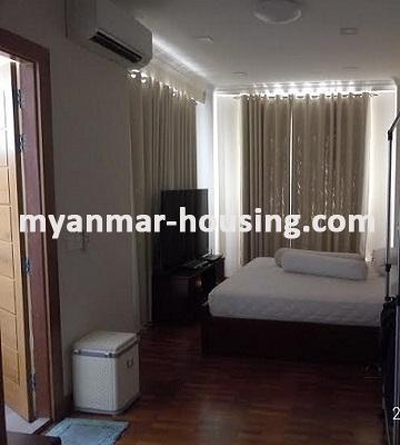 ミャンマー不動産 - 賃貸物件 - No.3191 - Available well decorated room for rent in Myay Nu Condomium.  - 