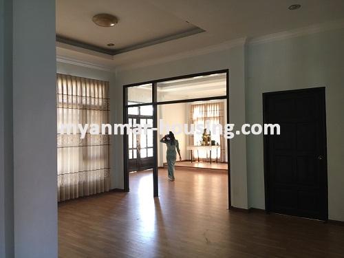 缅甸房地产 - 出租物件 - No.3224 - One Storey landed house for rent in Naypyidaw. - view of living room
