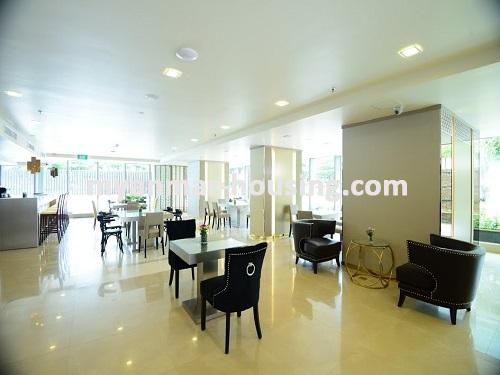 Myanmar real estate - for rent property - No.3238 - Modern Luxury Condominium room for rent in Pyay Garden Residence. - View of Casablanca cafe
