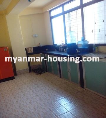 Myanmar real estate - for rent property - No.3251 - Well decorated apartment for rent in San Chaung Township. - View of Kitchen room