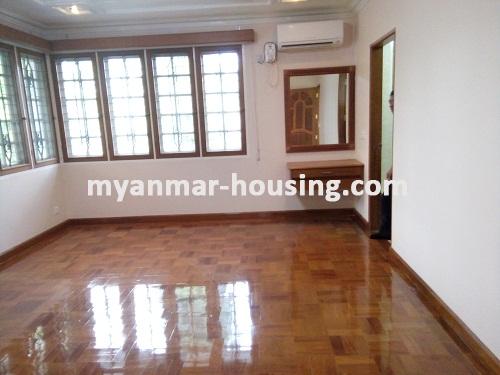 Myanmar real estate - for rent property - No.3315 - Two Storey Landed House for rent in Bahan Township is available now! - View of the Bed room