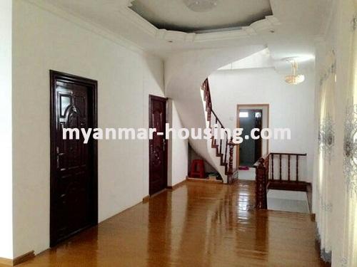 Myanmar real estate - for rent property - No.3316 - A Landed House for rent in Sanchaung Township. - View of the upstair room