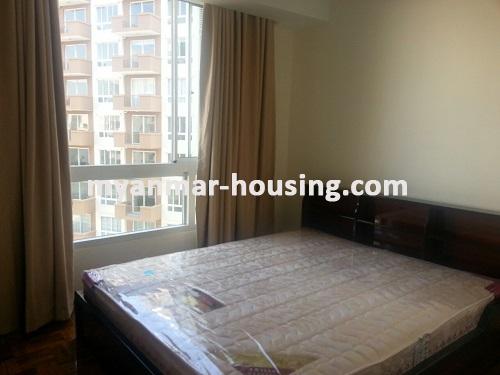 Myanmar real estate - for rent property - No.3360 - Modernize decorated condo room for rent in Star City.  - View of the Bed room