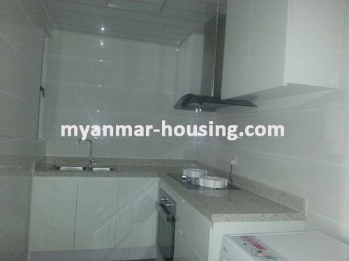 Myanmar real estate - for rent property - No.3360 - Modernize decorated condo room for rent in Star City.  - View of the Kitchen room