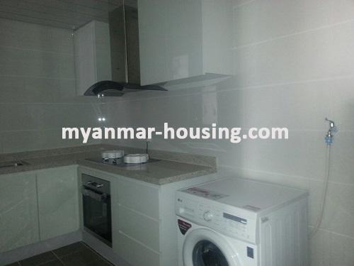 Myanmar real estate - for rent property - No.3360 - Modernize decorated condo room for rent in Star City.  - View of Kitchen room
