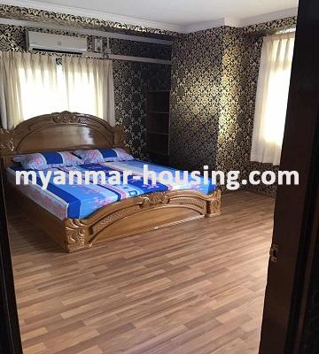 Myanmar real estate - for rent property - No.3376 - A good room for rent in Ga Mone Pwint Condo. - View of the bed room