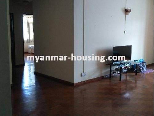 ミャンマー不動産 - 賃貸物件 - No.3387 - A Condominium for rent in Shwe Kindery Standard Housing. - View of inside room