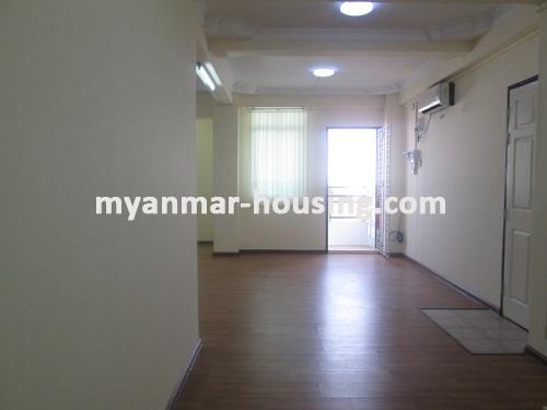 Myanmar real estate - for rent property - No.3389 - An available room for rent in Yone Phue Lay Condo. - View of inside room