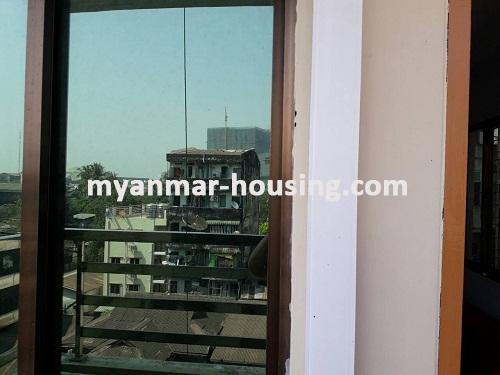 Myanmar real estate - for rent property - No.3411 - An Apartment with reasonable price for rent in Sanchaung Township. - View of Veranda