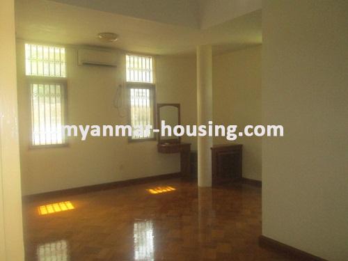 Myanmar real estate - for rent property - No.3420 - A Three Storey landed house for rent in Mayangone Township. - View of the compound