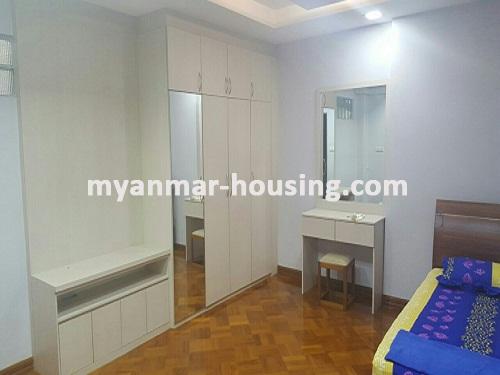 Myanmar real estate - for rent property - No.3421 - Condo room for rent in Hlaing! - Master bedroom view