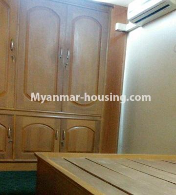 缅甸房地产 - 出租物件 - No.3429 - Furnished apartment room for rent in Bahan! - bedroom view