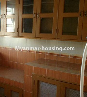 Myanmar real estate - for rent property - No.3429 - Furnished apartment room for rent in Bahan! - another view of kitchen 