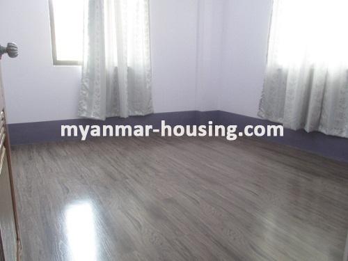 Myanmar real estate - for rent property - No.3433 - Brand new landed House for rent in Mayangone Township. - View of the Living room
