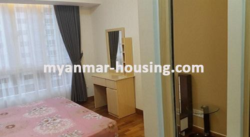 Myanmar real estate - for rent property - No.3436 - Modernize decorated Condo room for rent in Star City. - View of the Bed room