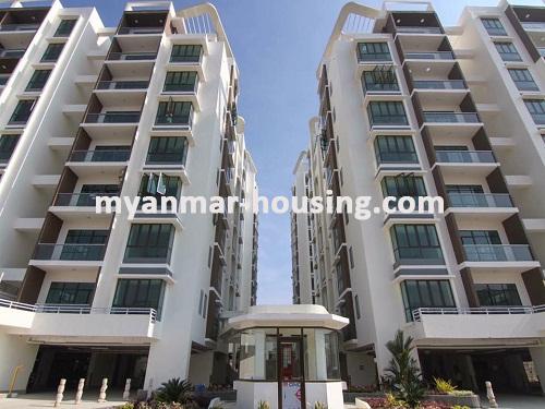 Myanmar real estate - for rent property - No.3438 - Modernize decorated Condo room for rent in Malikha Condo. - View of the building