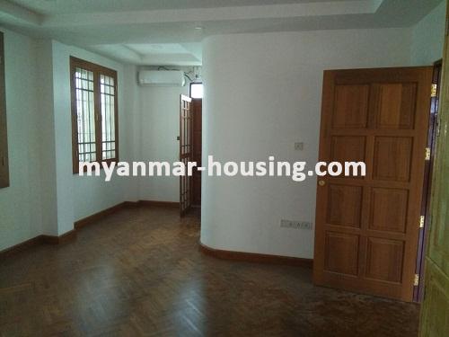Myanmar real estate - for rent property - No.3452 - Four Storey landed House for rent in Kamaryut Township. - View of the living room