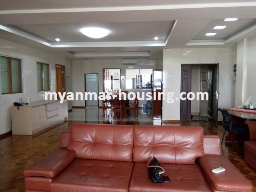 Myanmar real estate - for rent property - No.3456 - Standard room with good view in Golden Rose Condo in Ahlone! - Liv