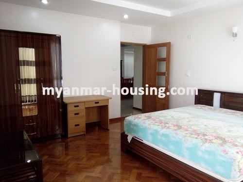 Myanmar real estate - for rent property - No.3456 - Standard room with good view in Golden Rose Condo in Ahlone! - Master bedroom view