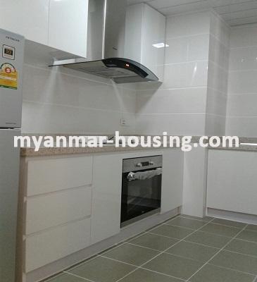 Myanmar real estate - for rent property - No.3458 - A Condominium apartment for rent in Star City. - View of the Kitchen room