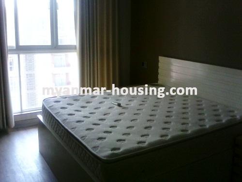 Myanmar real estate - for rent property - No.3460 - A Condominium room for rent in Star City. - View of the Bed room