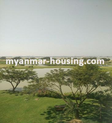 Myanmar real estate - for rent property - No.3462 - A Condominium apartment for rent in Star City. - River view